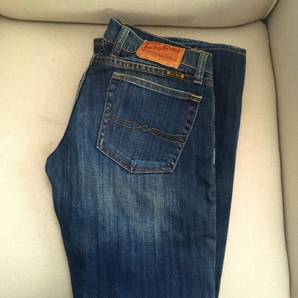 Lucky Brand “Lil Maggie” super low rise jeans